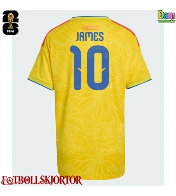 Colombia James Rodriguez #10 Hemmatröja Dam VM 2026 Kortärmad